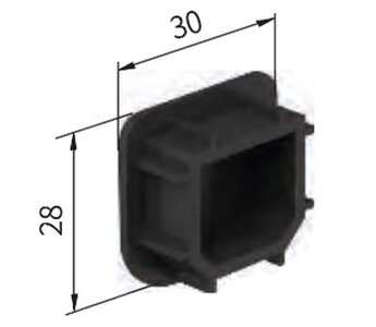 Концевая заглушка серии C30 